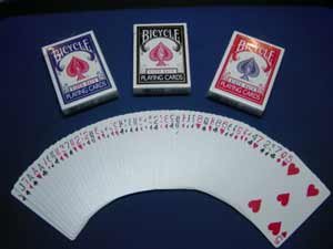 画像1: Card Bicycle Reguler Poker Red