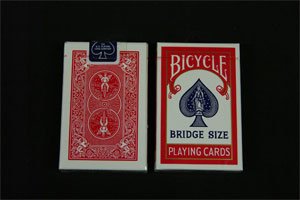 画像1: Card Bicycle Reguler Bridge Red バイスルクカード　レギュラーブリッジサイズ赤