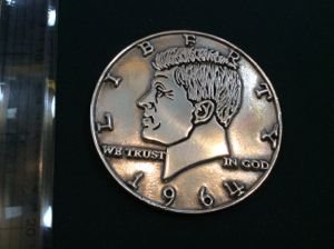 画像1: Jumbo 4,5" Half Dollar