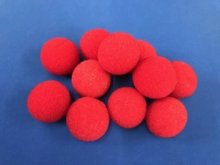 他の写真1: Sponge Balls 1.5" Super Soft スポンジボール スーパーソフト 赤 1.5インチ