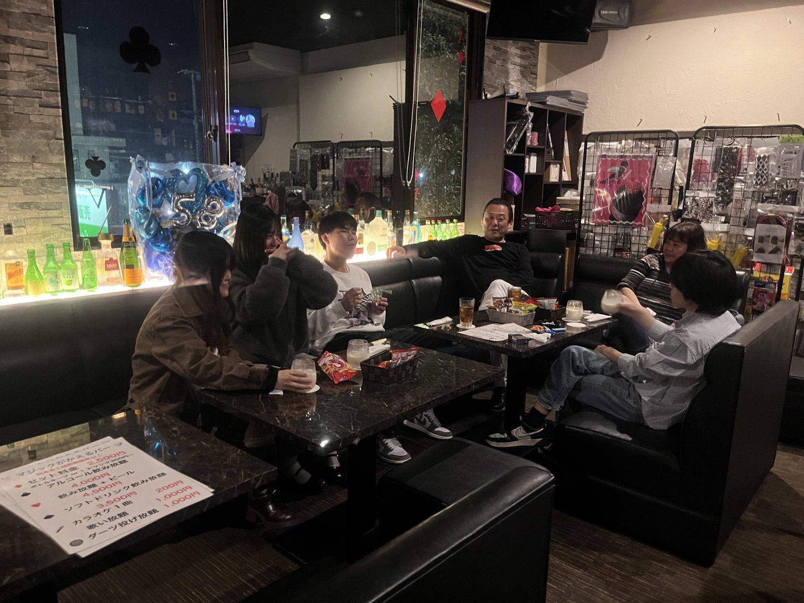 オープンと同じに熊本からお客さん