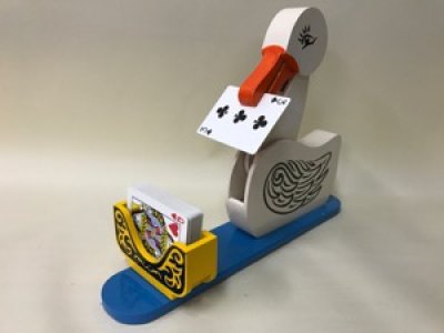 画像1: アヒルのカード当て　Card Duck Wood