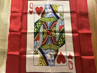 画像2: Silk Queen of Hearts w / Blank　ハートのクイーンと無地の２枚セット（４５cm）