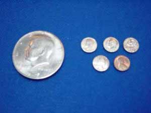 画像1: Mini coin　 USミニコイン５枚セット (1)
