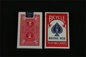 画像1: Card Bicycle Reguler Bridge Red バイスルクカード　レギュラーブリッジサイズ赤 (1)