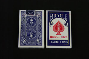 画像1: Card Bicycle Reguler Bridge Blue バイスルクカード　レギュラーブリッジサイズ青 (1)