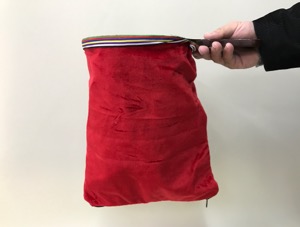 画像: Change Bag - with Zipper　チェンジバック（ジッパー付き）赤or緑