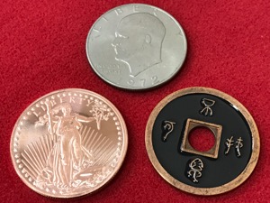 画像1: Silver/Copper/Transposition - Dollar Size (1)