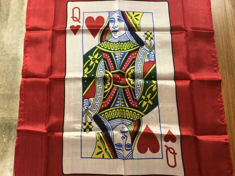 画像: Silk Queen of Hearts w / Blank　ハートのクイーンと無地の２枚セット（４５cm）